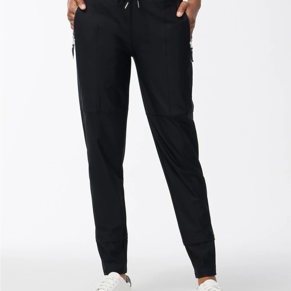 Chico's Zenergy Navy Jogger Track Pants Relaxed Fit - Picture 1 of 12